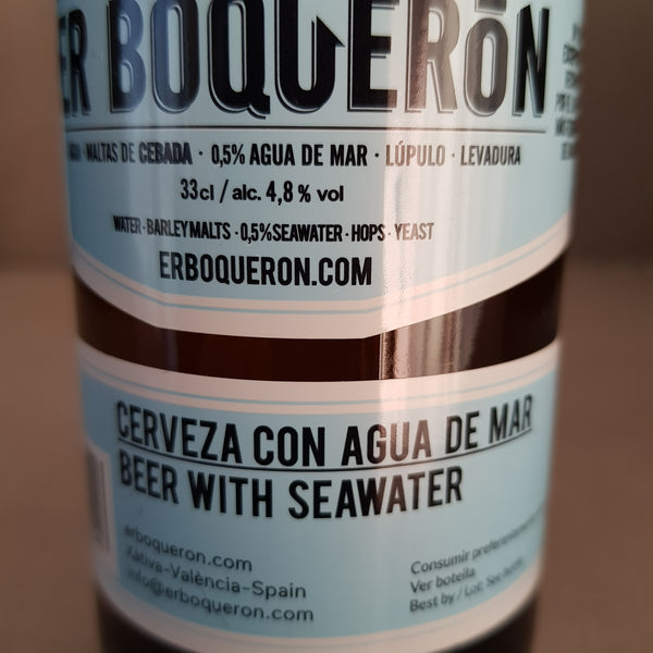 Biertje Er Boquerón, met mediterraans zeewater 33cl